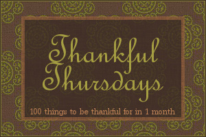 thankful thursdays