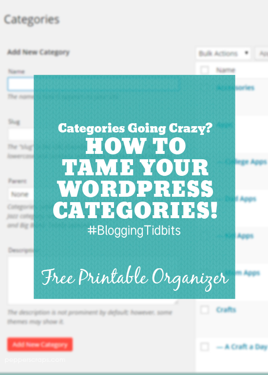 How to Organize your WordPress Categories