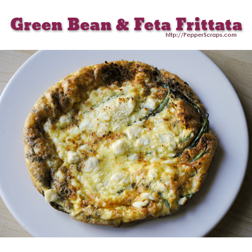 Green Bean & Feta Frittata