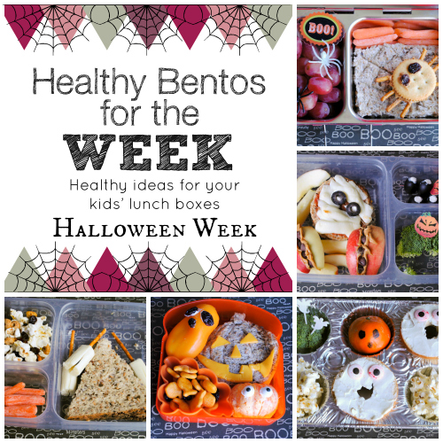 Healthy Bentos Halloween Week