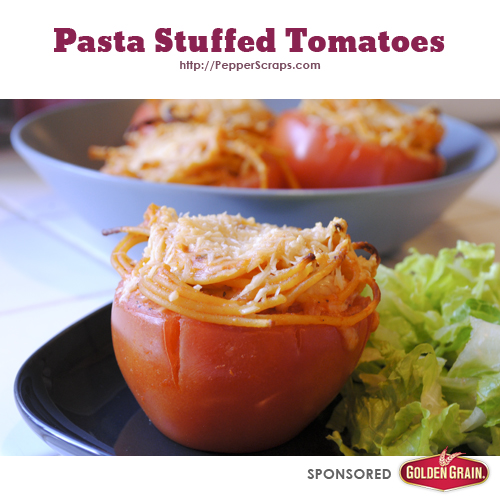Pasta Stuffed Tomatoes