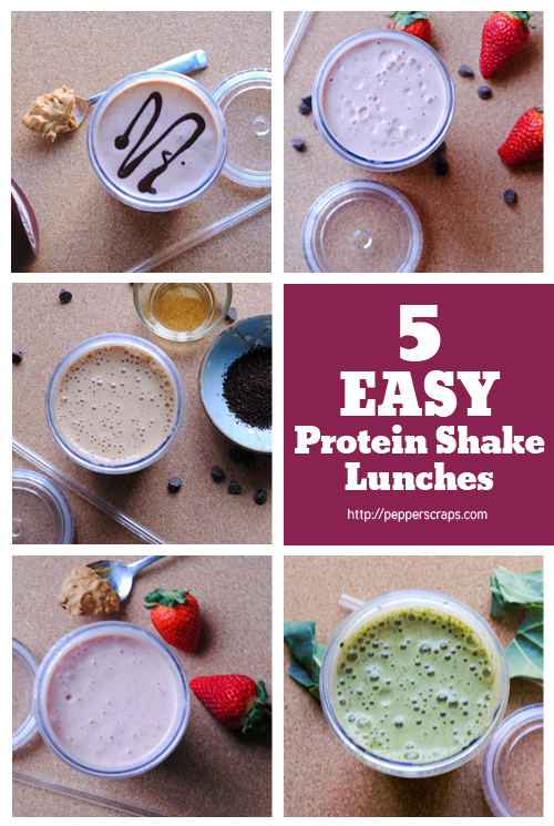 5 easy protein shake recipes for lunches