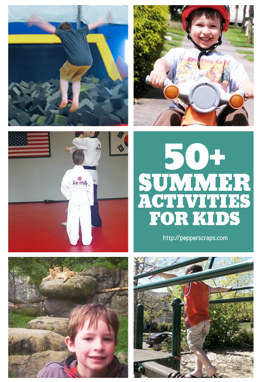 50 Summer Activites for Kids