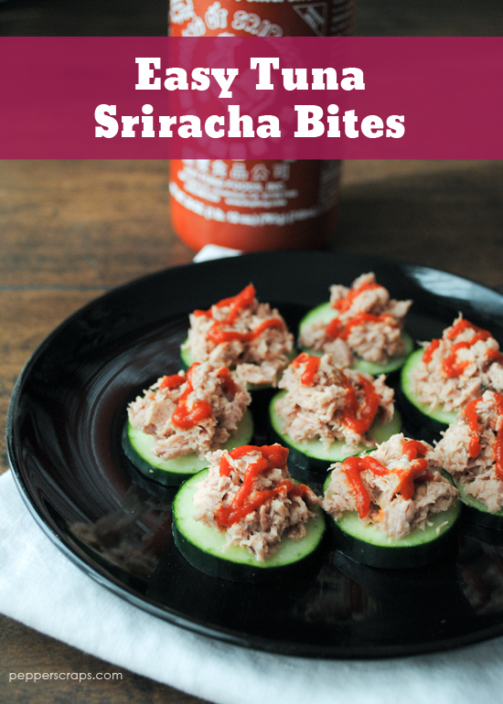 Easy Tuna Sriracha Bites