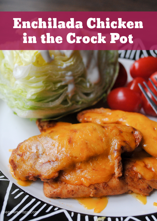 Enchilada Chicken in the Crock Pot