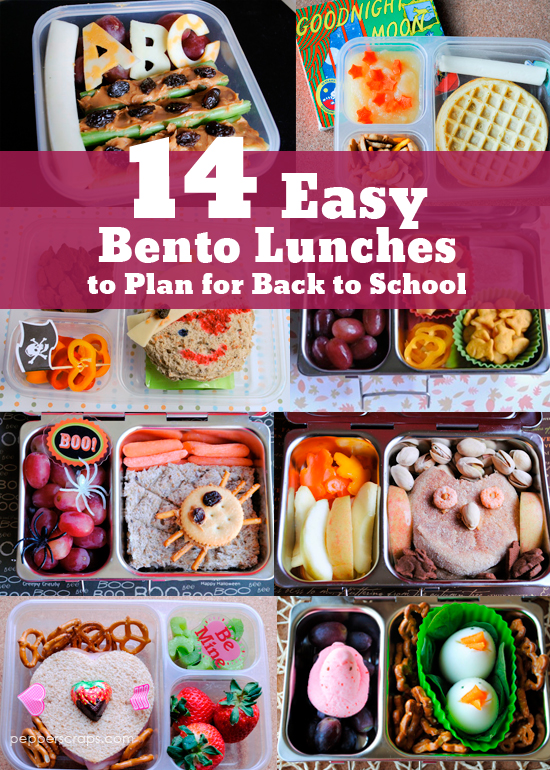 14 Easy Bento Lunches To Plan For Back To School