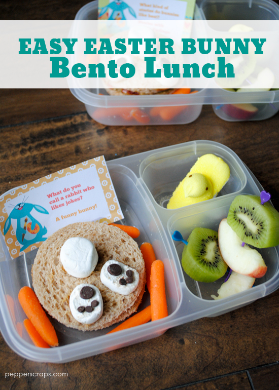 Easy Easter Bunny Bento Lunch