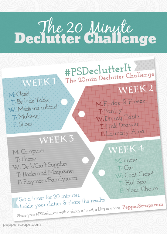 20 Minute Declutter Challenge Get Organized