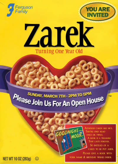 Zarek B-day Invite