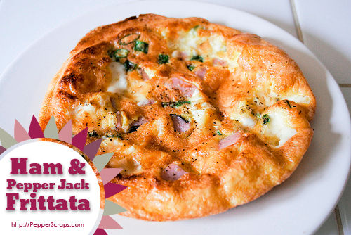 Ham & Pepper Jack Frittata