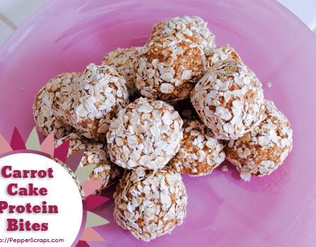 Carrot Cake Protein Bites