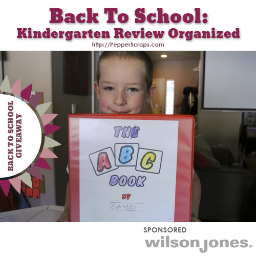 Back to School Kindergarten review organized