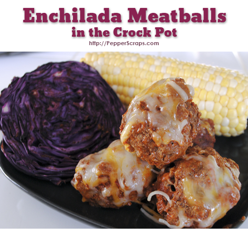 Enchilada Meatballs