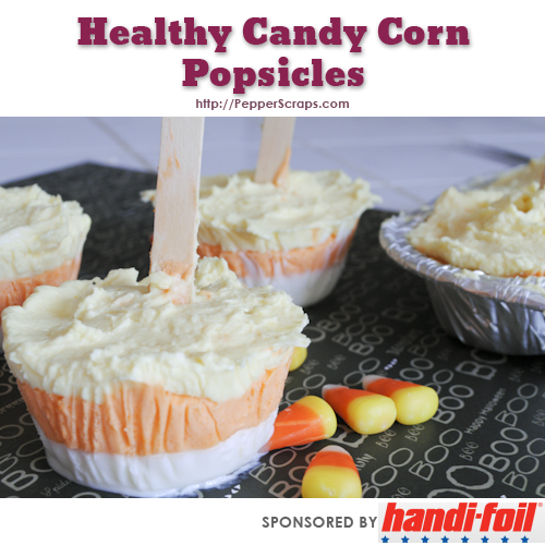 Healthy Candy Corn Popsicles