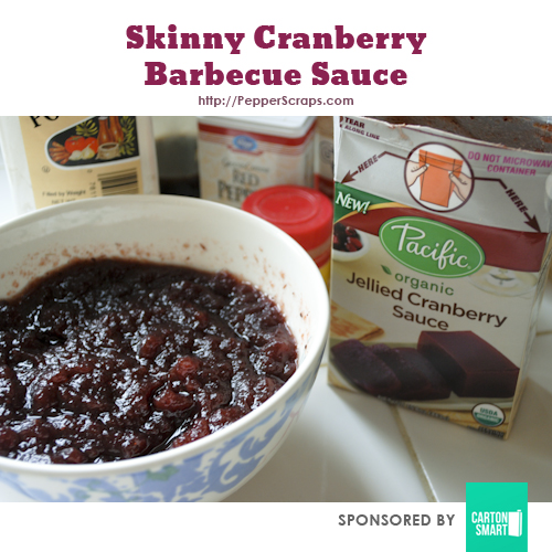 Skinny Cranberry Barbecue Sauce