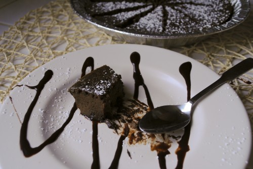 double chocolate pumpkin clafoutis_4