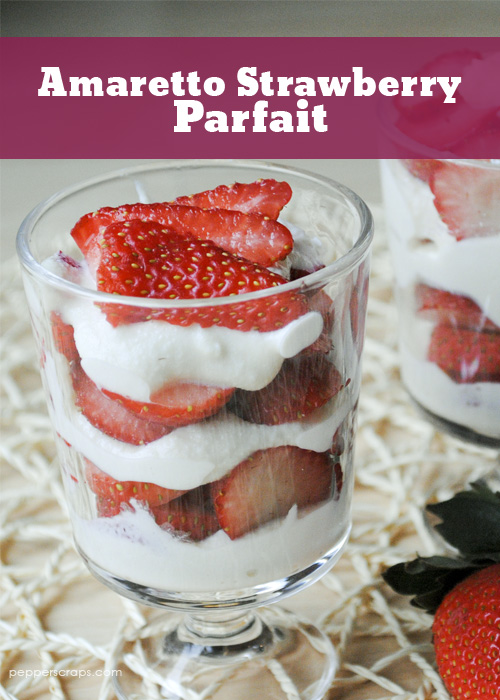 Amaretto Strawberry Parfait