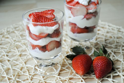 amaretto strawberry ricotta