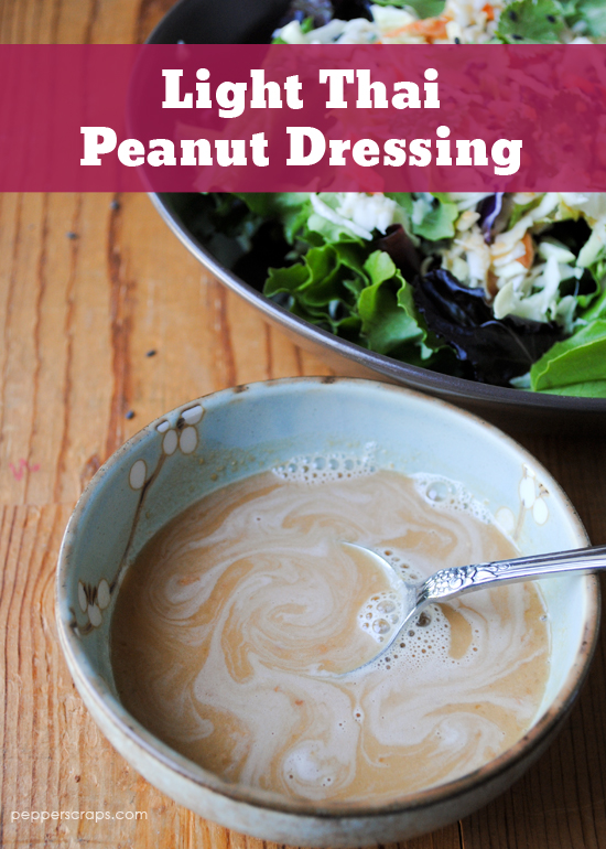 Light Thai Peanut Dressing