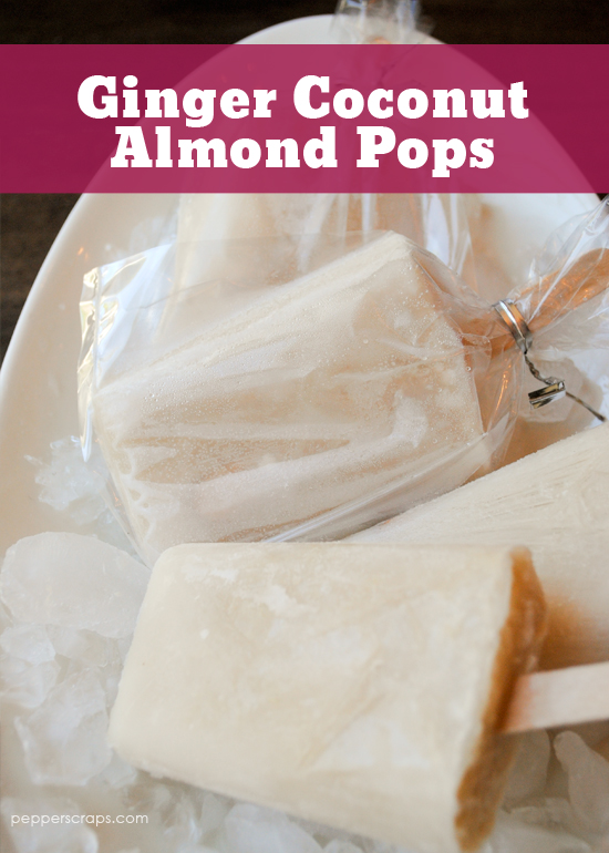 Ginger Almond Coconut Pops