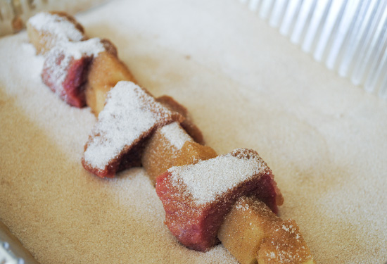 cinnamon sugar kabobs_2