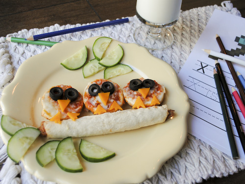 bagel owl after school snack