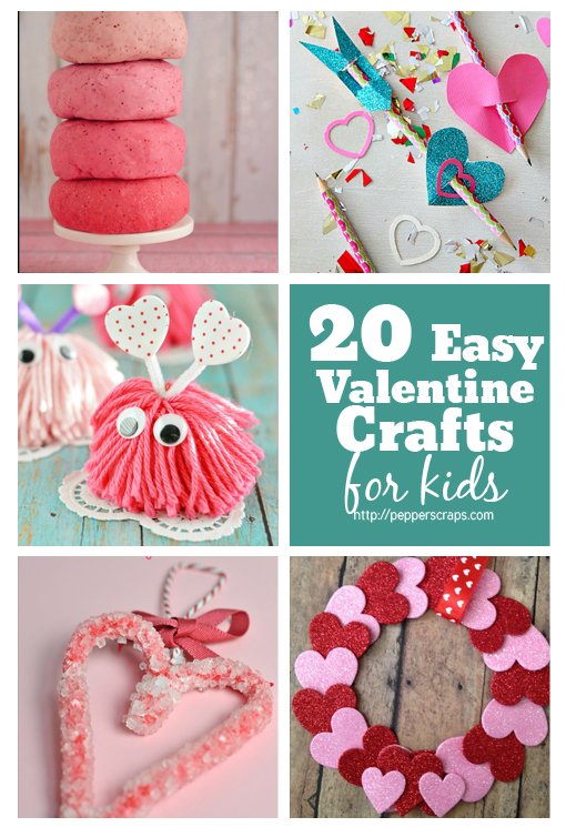 20 easy valentine crafts for kids