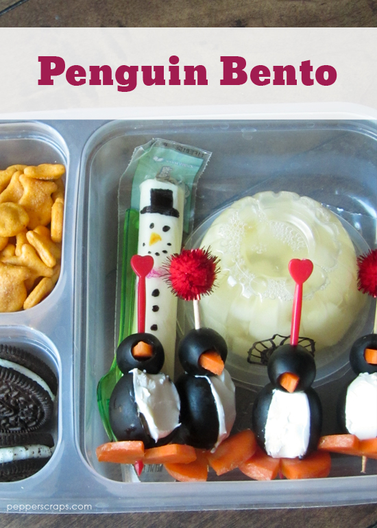 Penguin Bento an Easy and Fun School Lunch for Winter