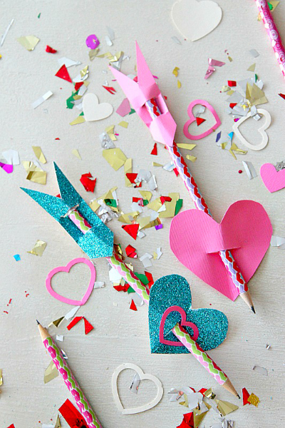 Valentine Pencil Arrows by MomDot