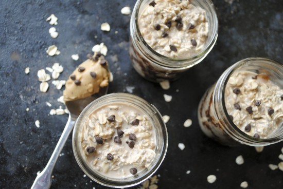 Chocolate Peanut Butter Overnight Oats