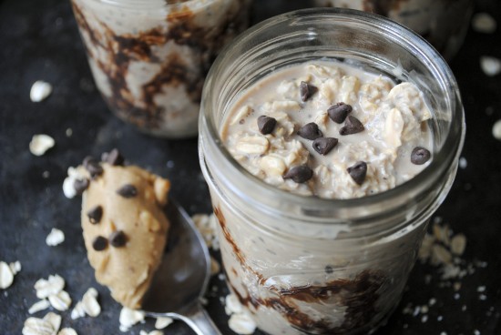 Chocolate Peanut Butter Overnight Oats