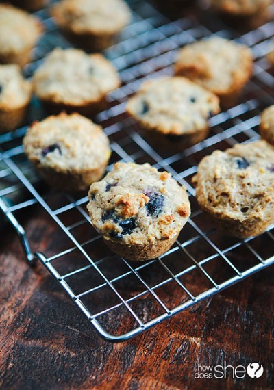 blueberry-banana-power-muffins