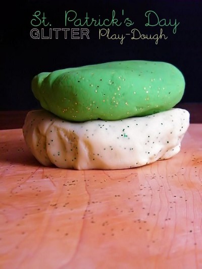 glitter-dough