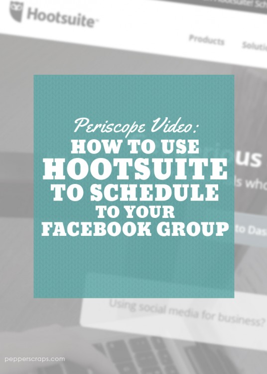 How to Use Hootsuite to Schedule to Your Facebook Group