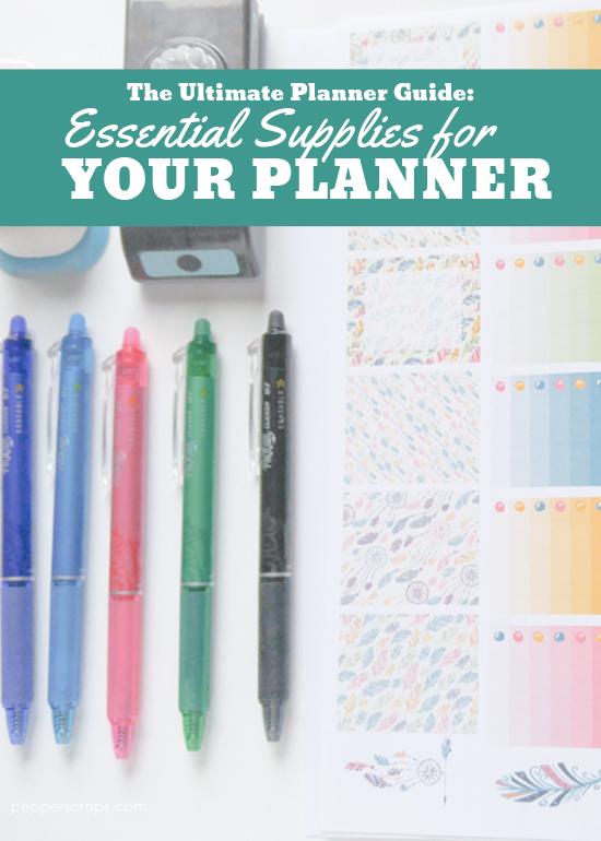 Ultimate Planner Supplies List - The Chic Life