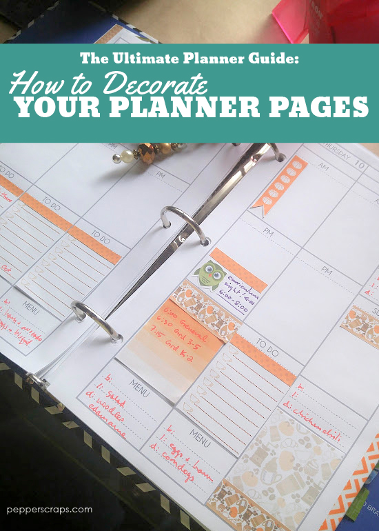 The Ultimate Planner Guide: Essential Supplies for Your Planner – Pepper  Scraps