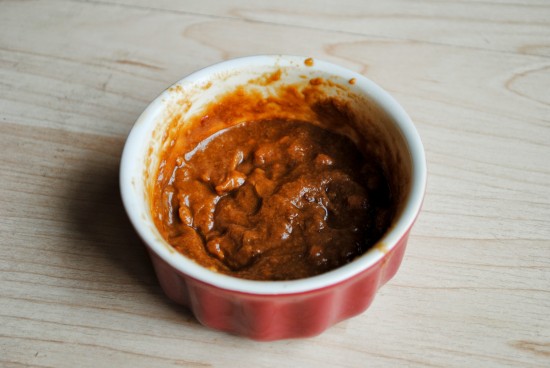 spaghetti squash and peanut sauce