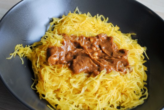 spaghetti squash with peanut sauce_1